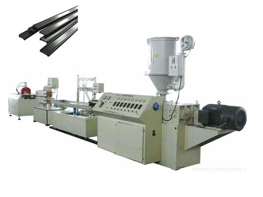 Small Plastic Profile Extrusion Line With Single Screw Weather Resistance CE ISO