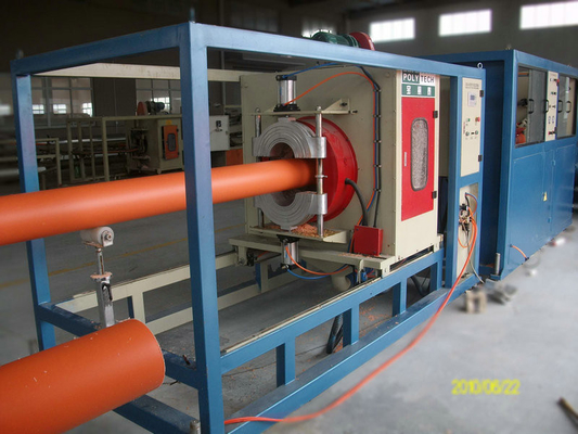 Automatic PE Plastic Extrusion Line , PE Pipe Production Line High-Efficient