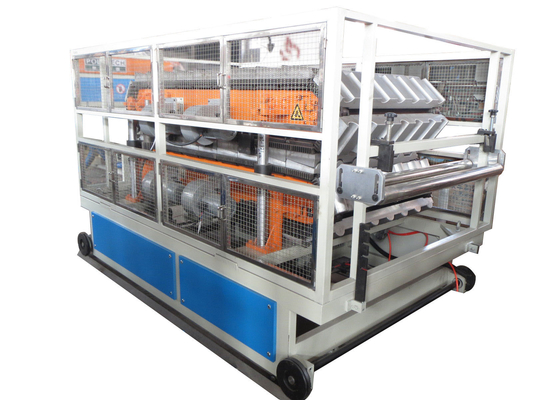 PVC Glazed Plastic Roofing Tiles Extrusion Line , Tile Roll Forming Machine
