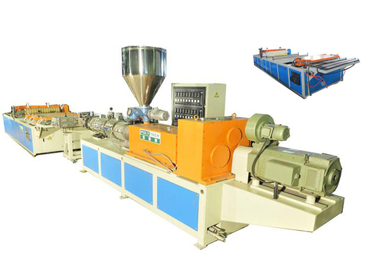 PVC Corrugated Plastic Roofing Sheet Extrusion Line High Efficiency