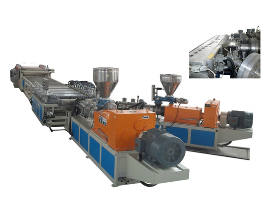 Co-Extrusion WPC Plastic Foam Sheet Making Machine For Wood Plastic Foamed Board