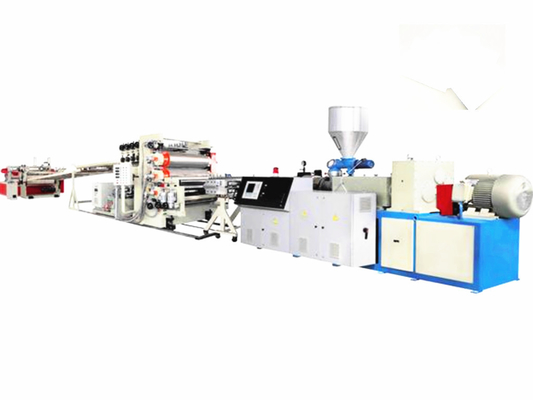 PVC Plastic Free Foam Sheet Extrusion Line For Decorative Building Material