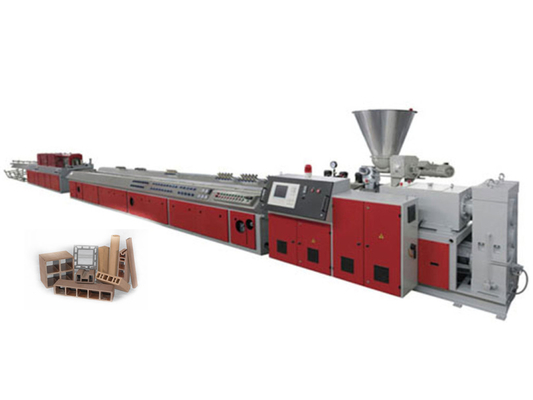 Long Life WPC Plastic Profile Extrusion Line SJSZ-65 SJSZ-80 Extruder