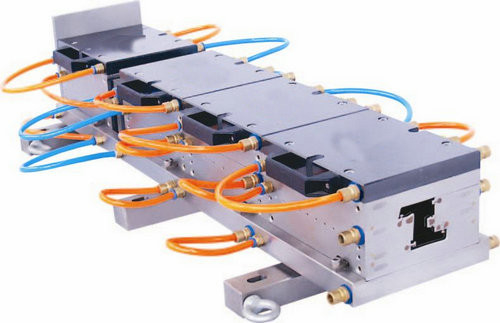 High Automation Plastic Profile Extrusion Line , WPC Profile Production Line