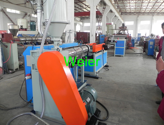 MPP / PA Corrugated Pipe Production Line With Single Screw Extruder