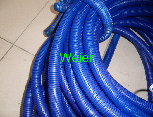 MPP / PA Corrugated Pipe Production Line With Single Screw Extruder