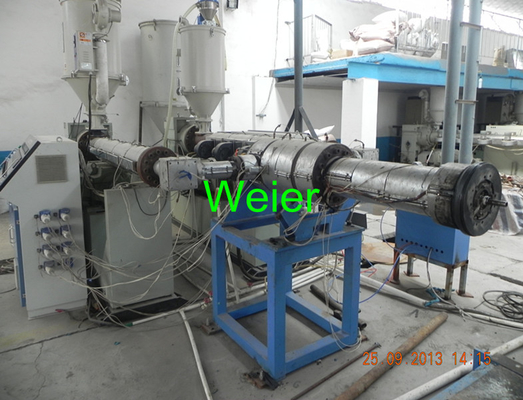 Automatic Double Wall Corrugated Pipe Production Line , Hdpe Pipe Extrusion Machine