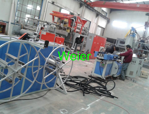11kw PVC Plastic Single Wall Corrugated Pipe Making Machine , Diameter 9mm - 32mm