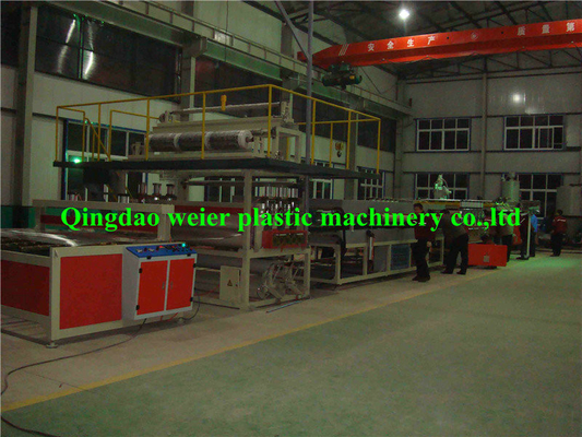 2100mm PC / PP Plastic Sheet Extrusion Line For Hollow Board , 300kg/h