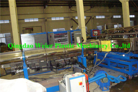 PE / PP Hollow Sheet Extrusion Line , Plastic Sheet Extrusion Machine