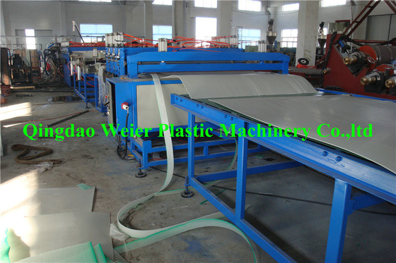 PE / PP Hollow Sheet Extrusion Line , Plastic Sheet Extrusion Machine