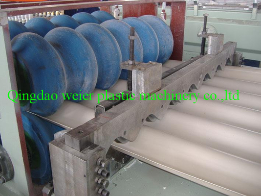 Plastic PVC Corrugated Tile Extrusion Line / Equipment For PVC Glazed Roofing Tile